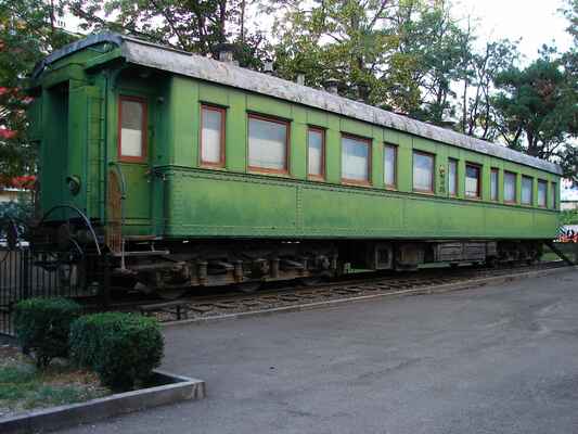 Stalinův osobní železniční vagón.